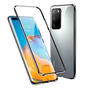 θήκη για το Huawei P40, Magnetic Dual Glass, μαύρη