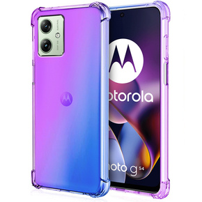 θήκη για το Motorola Moto G54 5G, Gradient Dropproof, Μωβ / μπλε