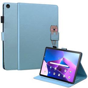 θήκη για Lenovo Tab M10 Plus 10.6 Gen 3, με πτερύγιο, animal, μπλε