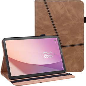 θήκη για Lenovo Tab M9, Classic, με υποδοχή γραφίδας, καφέ