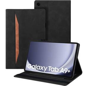 θήκη για Samsung Galaxy Tab A9+, Classic, με υποδοχή γραφίδας, μαύρη