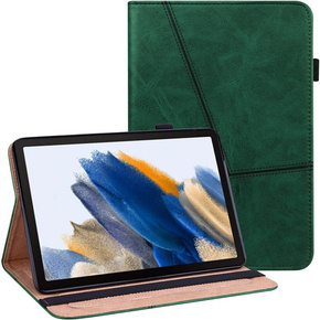 θήκη για Samsung Galaxy Tab A9+, Classic, με υποδοχή γραφίδας, πράσινη