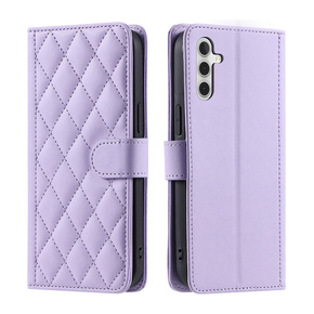 θήκη πτερύγιο για Samsung Galaxy A16, Rhombus Crossbody Leather, μωβ