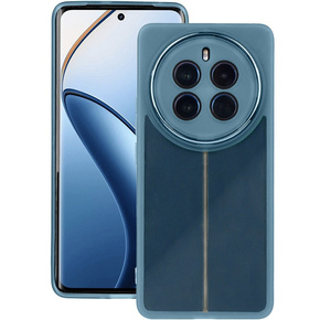 θήκη σιλικόνης για Realme 12 Pro 5G / 12 Pro+ 5G, με προστασία κάμερας, διαφανής / μπλε