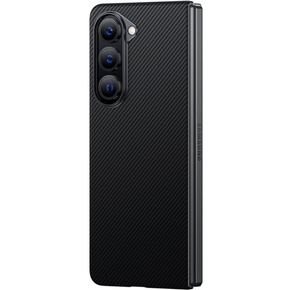 θήκη BENKS Kevlar για Samsung Galaxy Z Fold5 5G, για MagSafe, Carbon Fiber, μαύρη