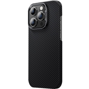 θήκη BENKS Kevlar για iPhone 15 Plus, Carbon Fiber, μαύρη