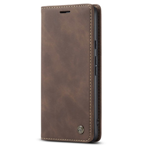 θήκη CASEME για Google Pixel 7, Leather Wallet Case, καφέ