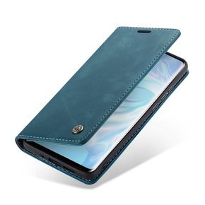 θήκη CASEME για Huawei P30 Pro, Leather Wallet Case, μπλε