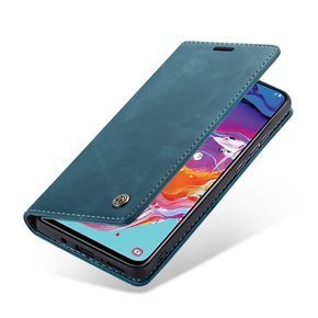 θήκη CASEME για Samsung Galaxy A70, Leather Wallet Case, μπλε