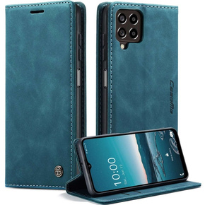 θήκη CASEME για Samsung Galaxy M33 5G, Leather Wallet Case, μπλε