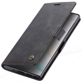θήκη CASEME για Samsung Galaxy Note 10 Plus/5G, Leather Wallet Case, μαύρη