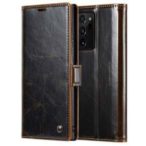 θήκη CASEME για Samsung Galaxy Note 20 Ultra, Waxy Textured, καφές