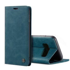 θήκη CASEME για Samsung Galaxy S10 Plus, Leather Wallet Case, μπλε