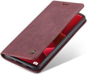 θήκη CASEME για Samsung Galaxy S20 FE, Leather Wallet Case, κόκκινη