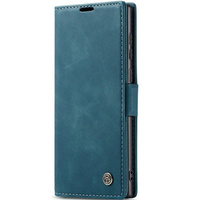 θήκη CASEME για Samsung Galaxy S22 Ultra, Leather Wallet Case, πράσινη