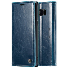 θήκη CASEME για Samsung Galaxy S8+ Plus, Waxy Textured, μπλε
