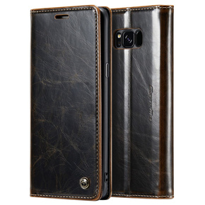 θήκη CASEME για Samsung Galaxy S8, Waxy Textured, καφές