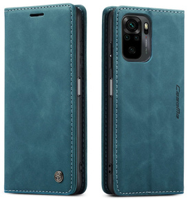 θήκη CASEME για Xiaomi Czerwonemi Note 10 / 10S, Leather Wallet Case, πράσινη