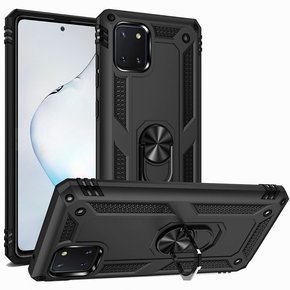 θωρακισμένη θήκη για Samsung Galaxy Note 10 Lite, Nox Case Ring, μαύρη