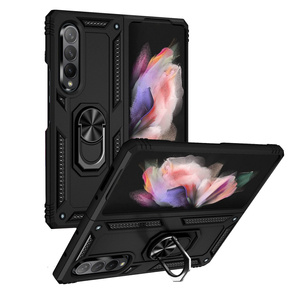 θωρακισμένη θήκη για Samsung Galaxy Z Fold3 5G, Nox Case Ring, μαύρη