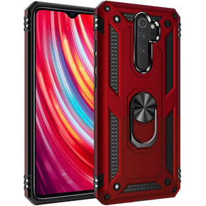 θωρακισμένη θήκη για Xiaomi Redmi Note 8 Pro, Nox Case Ring, κόκκινη