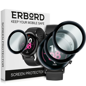 2x υβριδικό γυαλί ERBORD για Huawei Watch GT 2 42MM