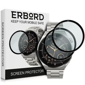 2x υβριδικό γυαλί ERBORD για Huawei Watch GT 3 Pro 46mm