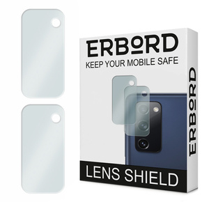 2x ERBORD μετριασμένο γυαλί για την κάμερα για να Samsung Galaxy S20 FE/ S20 FE 5G, διαφανής