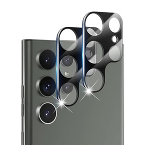 2x ERBORD μετριασμένο γυαλί για την κάμερα για να Samsung Galaxy S24 Ultra, διαφανής