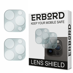 2x ERBORD μετριασμένο γυαλί για την κάμερα για να iPhone 12 Pro Max