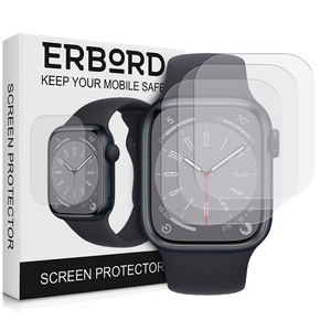 3x Φύλλο υδρογέλης ERBORD για Apple Watch 7/8 41mm