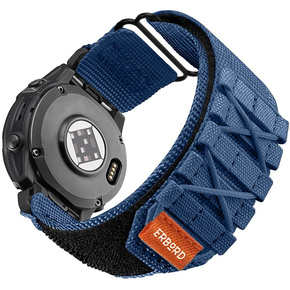 ERBORD Quickfit ιμάντας νάιλον για Garmin Fenix 5/6/6 PRO/7, μπλε