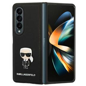 Karl Lagerfeld Θήκη για Samsung Galaxy Z Fold 4 5G, Saffiano Iconic Metal, μαύρη