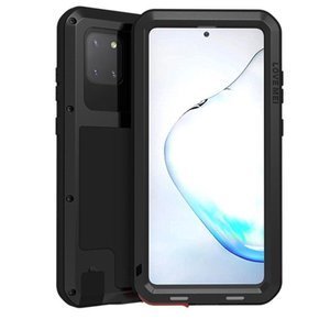 Love Mei Θήκη για Samsung Galaxy Note 10 Lite, armored with glass, μαύρη