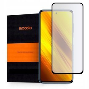 Mocolo Full Glue μετριασμένο γυαλί για Xiaomi Poco X3 NFC, μαύρο πλαίσιο