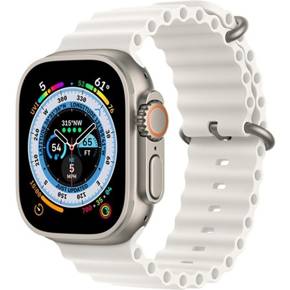 Pasek Silikonowy Waves do Apple Watch 1/2/3/4/5/6/7/8/SE/ 38/40/41/MM, Beżowy