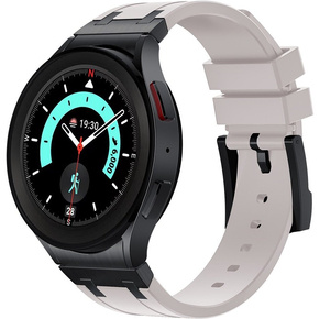 Pasek silikonowy do Samsung Galaxy Watch 4/5 40/42/44/46/45mm Pro, Różowy