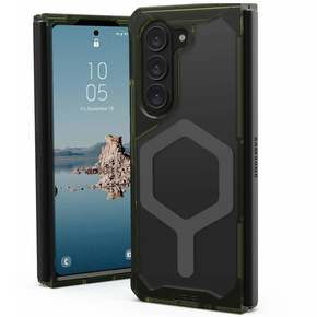 Urban Armor Gear Θήκη για Galaxy Z Fold 5 5G, Plyo MagSafe, διαφανής / πράσινη