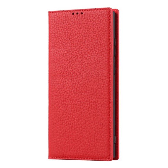 Δερμάτινη θήκη για Samsung Galaxy S23, ERBORD Grain Leather, κόκκινη