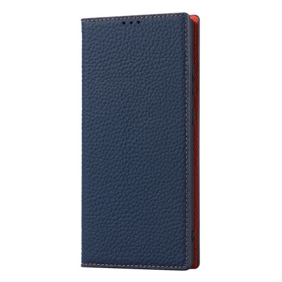 Δερμάτινη θήκη για Samsung Galaxy S23 Plus, ERBORD Grain Leather, ναυτικό μπλε