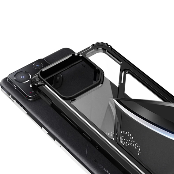 Θήκη για ASUS ROG Phone 8 Pro, Armor Kickstand, με βάση, μαύρη