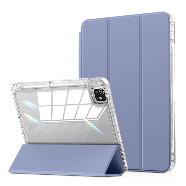 Θήκη για Apple iPad Pro 13" 7 gen. 2024 (A2925, Smartcase Hybrid, με χώρο για γραφίδα, μωβ