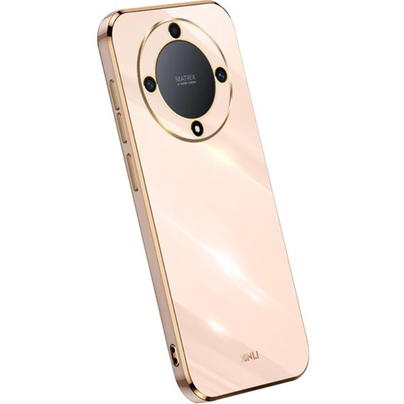 Θήκη για Honor Magic 5 Lite, Glamour CamShield, ροζ rose gold