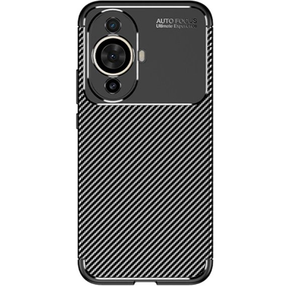 Θήκη για Huawei Nova 11, Carbon Gel, μαύρη