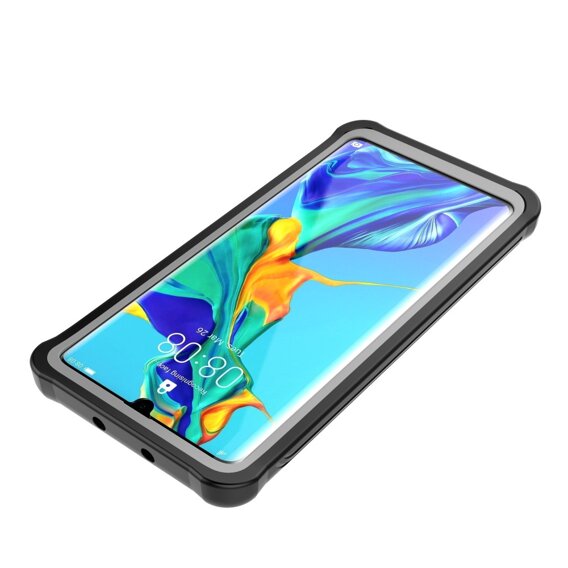 Θήκη για Huawei P30 Pro, Shockproof, με μεμβράνη, μαύρη