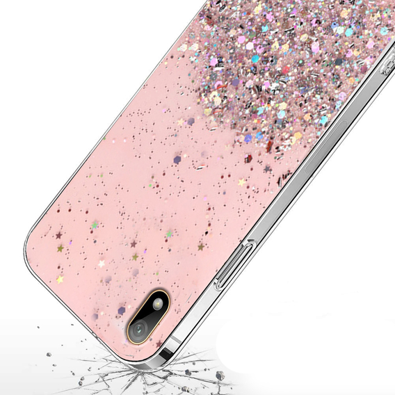 Θήκη για Huawei Y5 2019, Glittery, ροζ