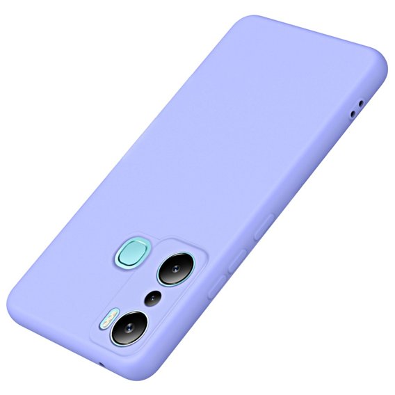 Θήκη για Infinix Hot 20i, Silicone Lite, μωβ