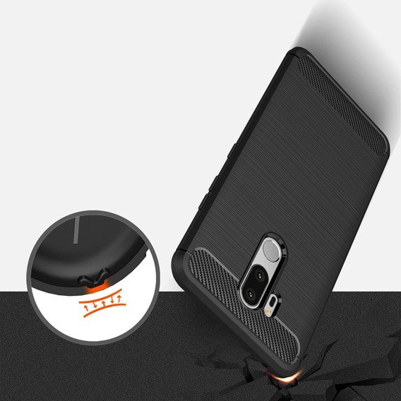 Θήκη για LG G7 ThinQ / G7 Fit, Carbon, μαύρη