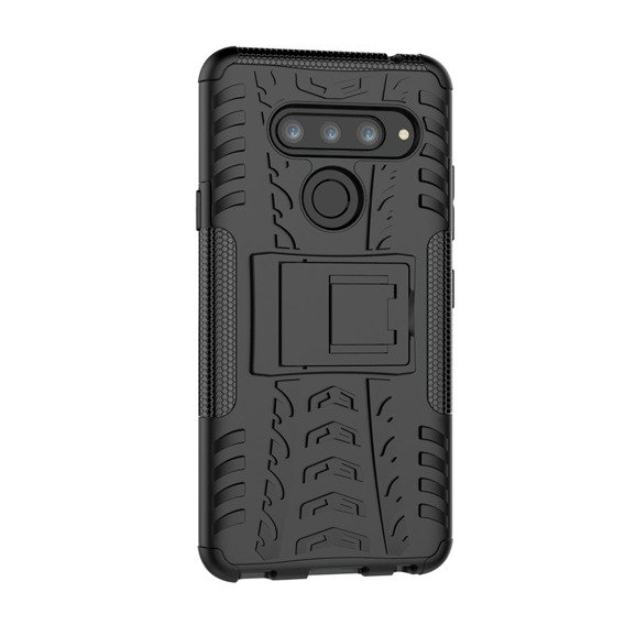 Θήκη για LG V40 ThinQ, Tire Armor, μαύρη