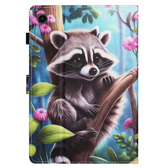 Θήκη για Lenovo Tab M10 10.1 Gen 3, με πτερύγιο, raccoon